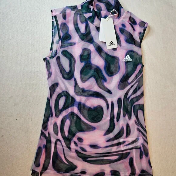 Adidas Women's Vibaop Sheer Tank Top - Size S - Picture 3 of 8
